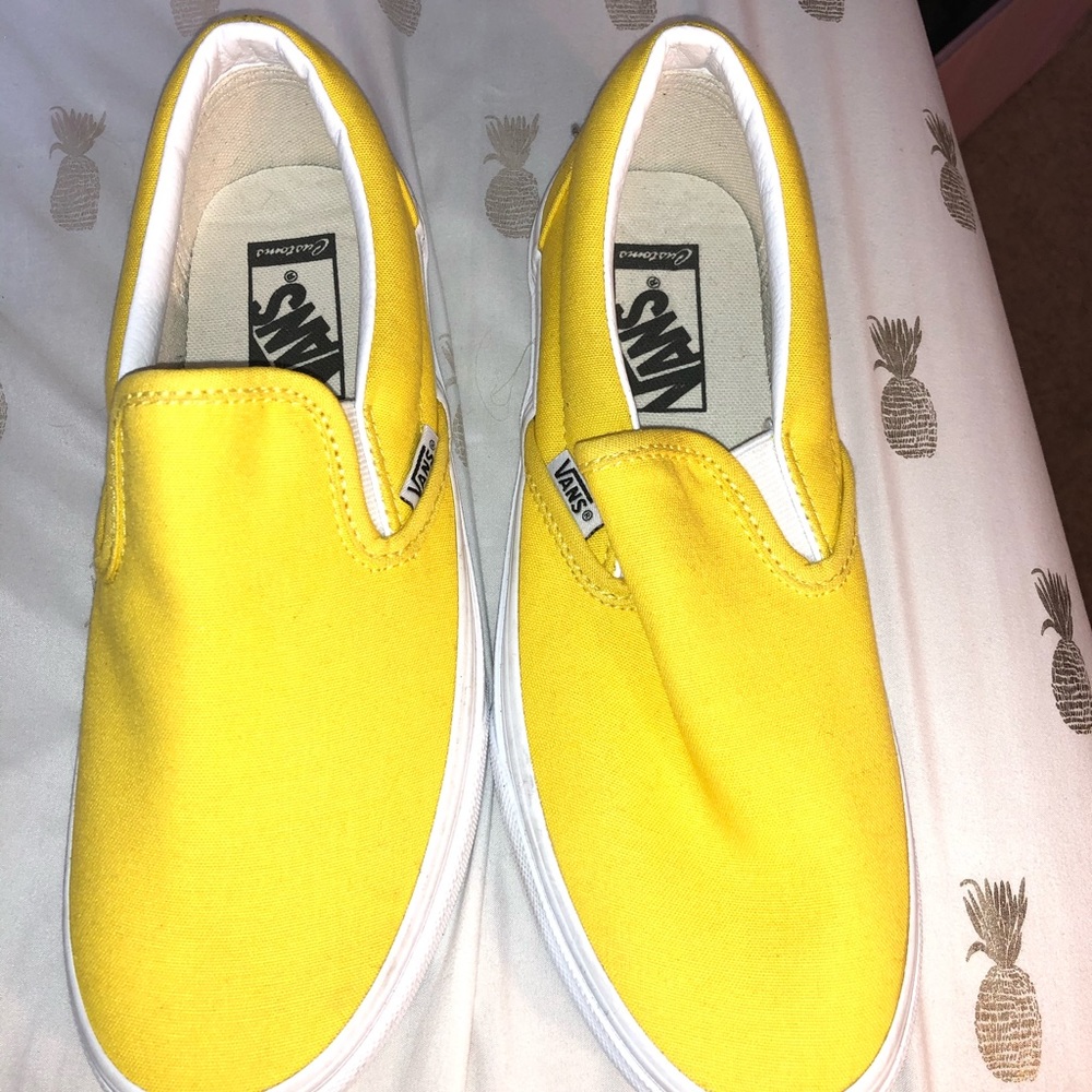 Vans. Bright yellow (custom)